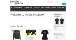 Desktop Screenshot of colossalapparel.com